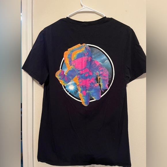 Tops - NASA TEE~HYPER SPACE~BLACK~UNISEX M